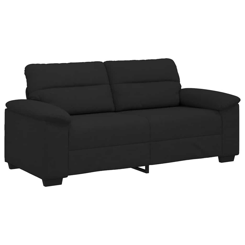 vidaXL Διθέσιος Καναπές Μαύρος 180x81x84 εκ. Ύφασμα
