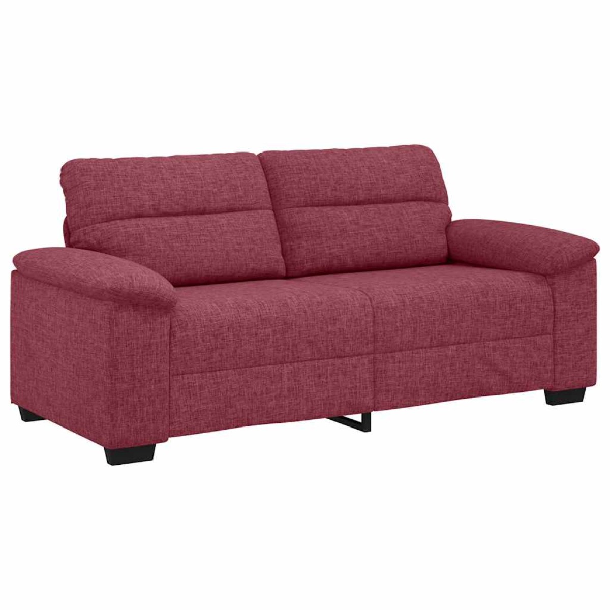 vidaXL Διθέσιος Καναπές Κόκκινος 180x81x84 εκ. Ύφασμα