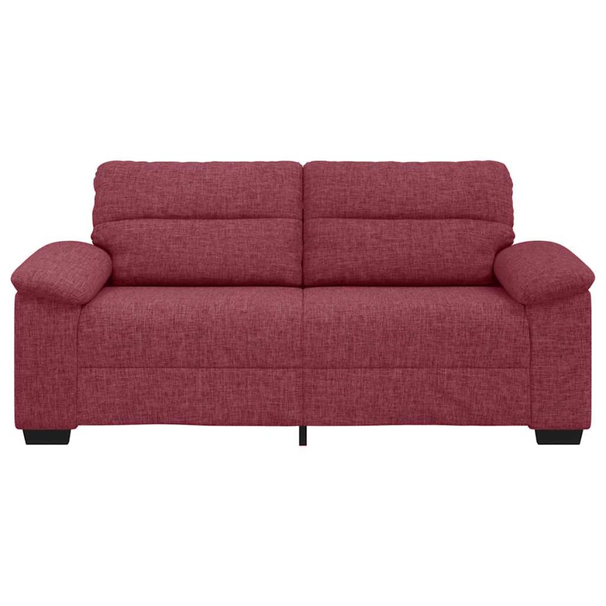 vidaXL Διθέσιος Καναπές Κόκκινος 180x81x84 εκ. Ύφασμα