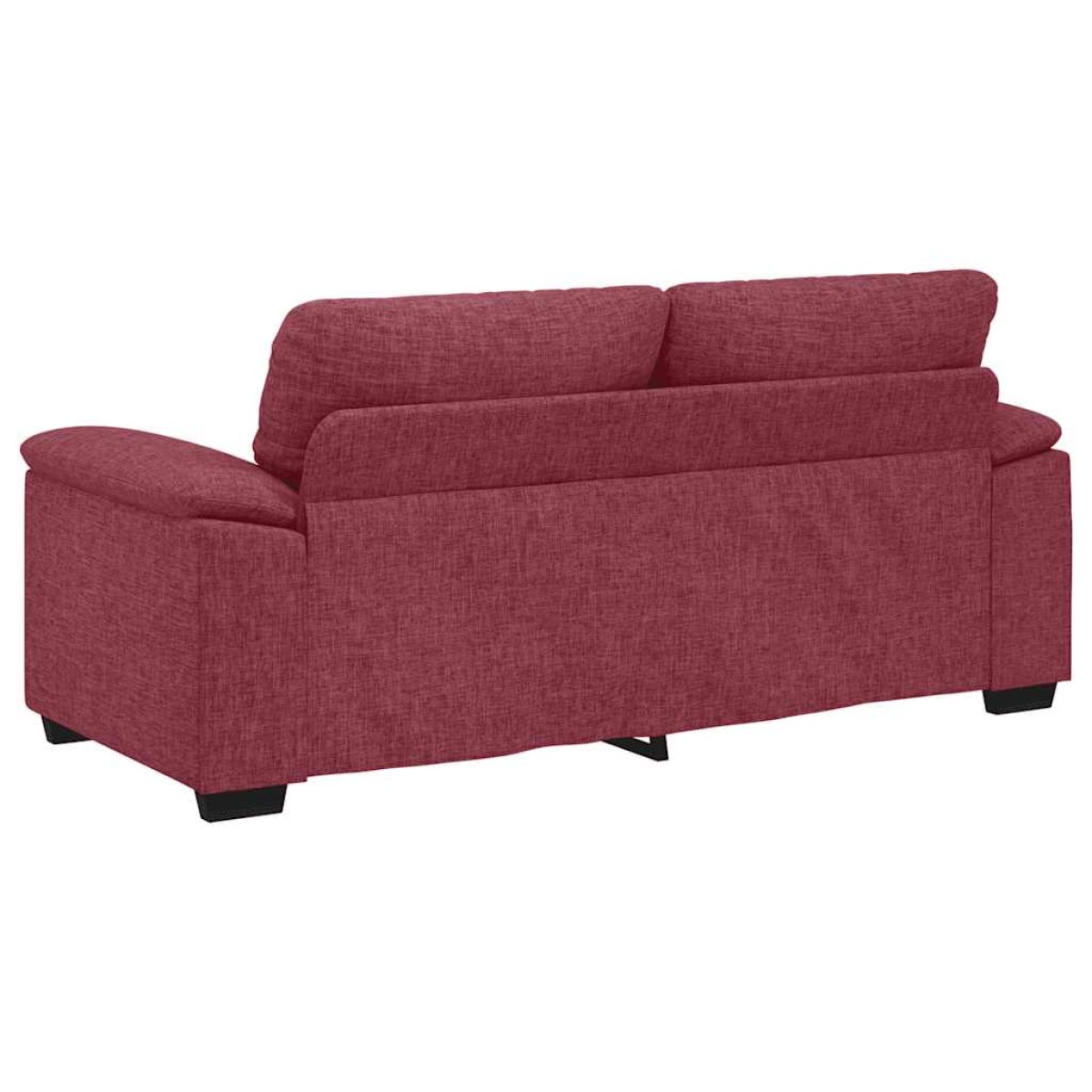 vidaXL Διθέσιος Καναπές Κόκκινος 180x81x84 εκ. Ύφασμα