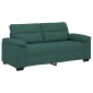 vidaXL Διθέσιος Καναπές Σκούρο Πράσινο 180x81x84 εκ. Ύφασμα