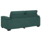 vidaXL Διθέσιος Καναπές Σκούρο Πράσινο 180x81x84 εκ. Ύφασμα
