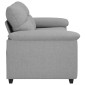 vidaXL Διθέσιος Καναπές Cloud Γκρι 180x81x84 εκ. Ύφασμα