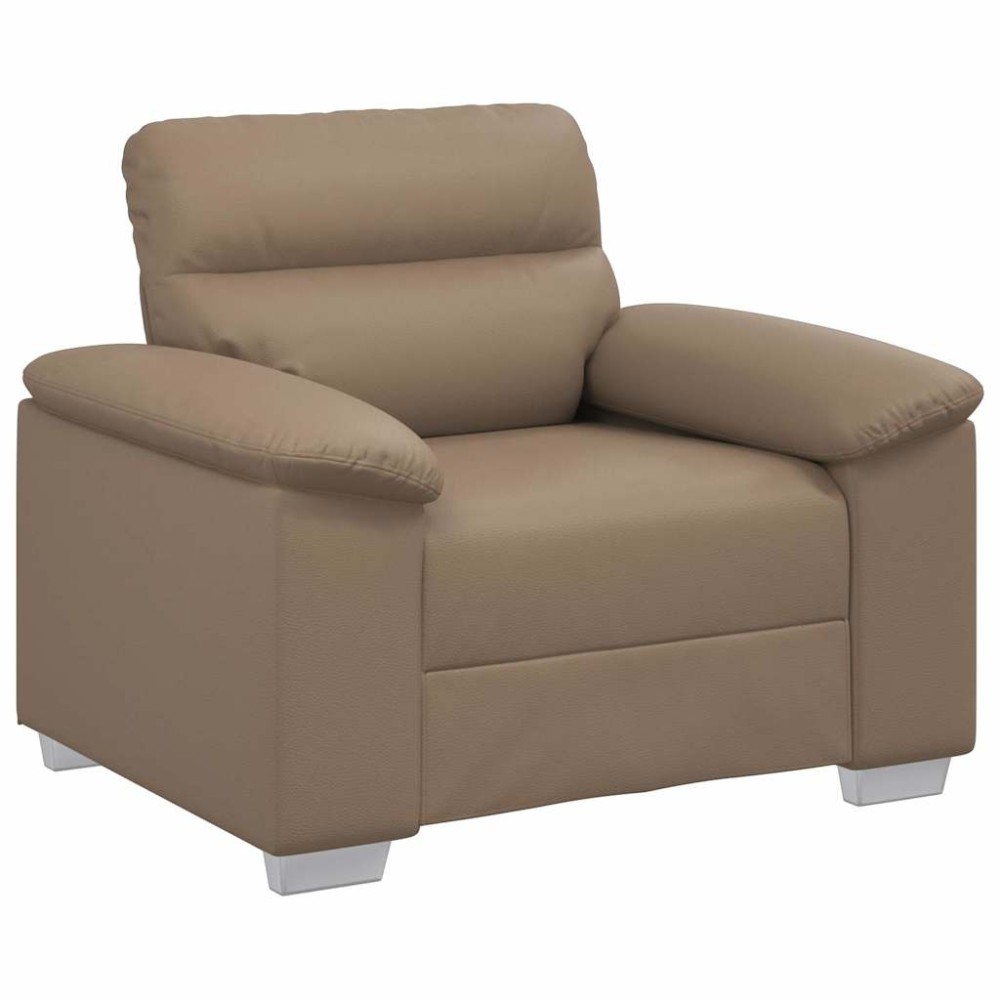 vidaXL Πολυθρόνα-Καναπέ Cappuccino 100x81x84 εκ. από Συνθετικό Δέρμα