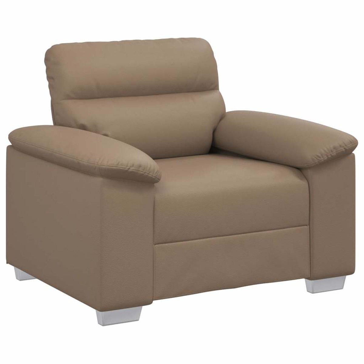 vidaXL Πολυθρόνα-Καναπέ Cappuccino 100x81x84 εκ. από Συνθετικό Δέρμα