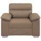 vidaXL Πολυθρόνα-Καναπέ Cappuccino 100x81x84 εκ. από Συνθετικό Δέρμα