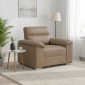 vidaXL Πολυθρόνα-Καναπέ Cappuccino 100x81x84 εκ. από Συνθετικό Δέρμα