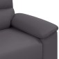 vidaXL Διθέσιος Καναπές Γκρι 160x81x84 εκ. από Συνθετικό Δέρμα