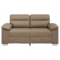 vidaXL Διθέσιος Καναπές Cappuccino 160x81x84 εκ. από Συνθετικό Δέρμα