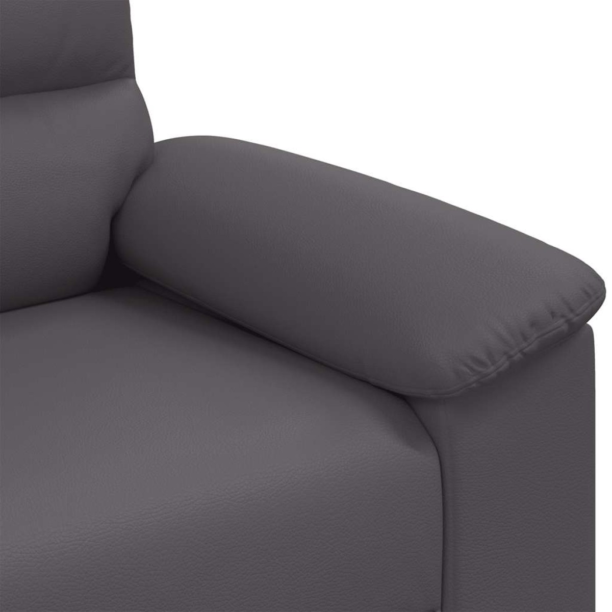 vidaXL Διθέσιος Καναπές Γκρι 180x81x84 εκ. από Συνθετικό Δέρμα