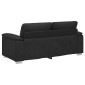 vidaXL Διθέσιος Καναπές Μαύρος 180x81x84 εκ. από Συνθετικό Δέρμα