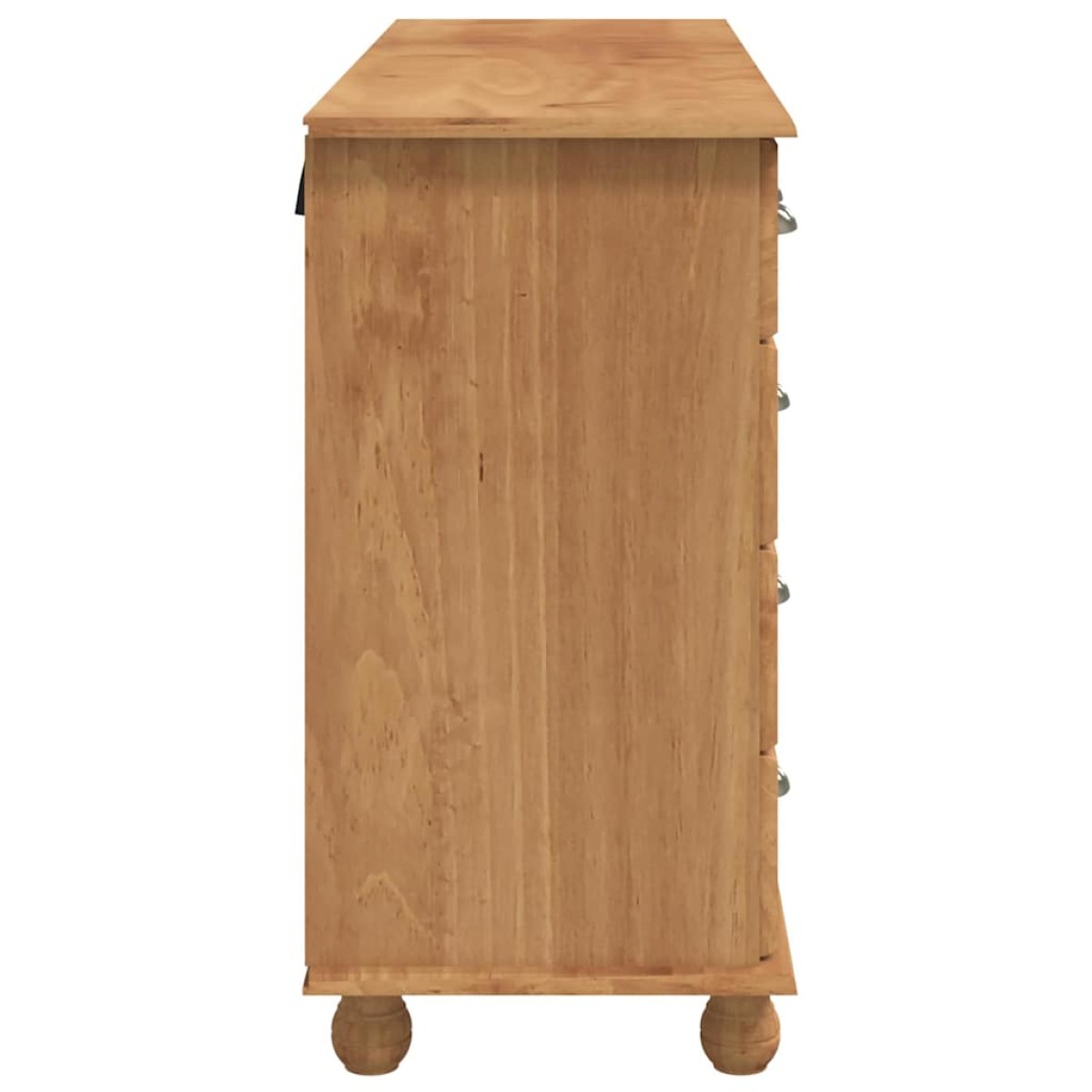 vidaXL Συρταριέρα ASKIM Καφέ 79 x 40 x 133,5 εκ Στερεά ξυλεία πεύκου