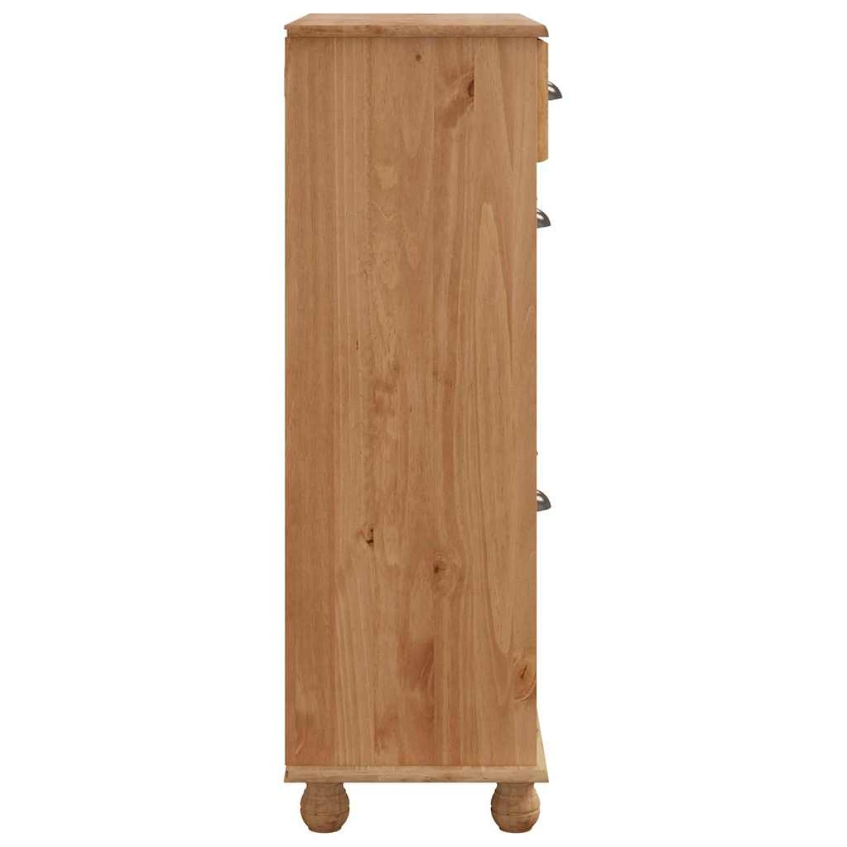 vidaXL Ντουλάπα Παπουτσιών με συρτάρι ASKIM Καφέ 85 x 35 x 108 εκ