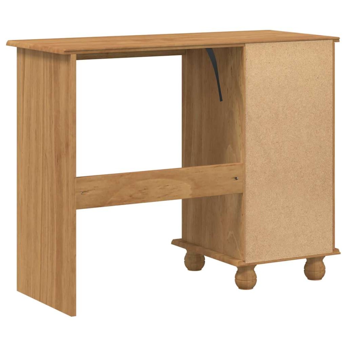 vidaXL Γραφείο γραφής ASKIM Καφέ 95 x 40 x 75 εκ. Στερεά ξυλεία πεύκου