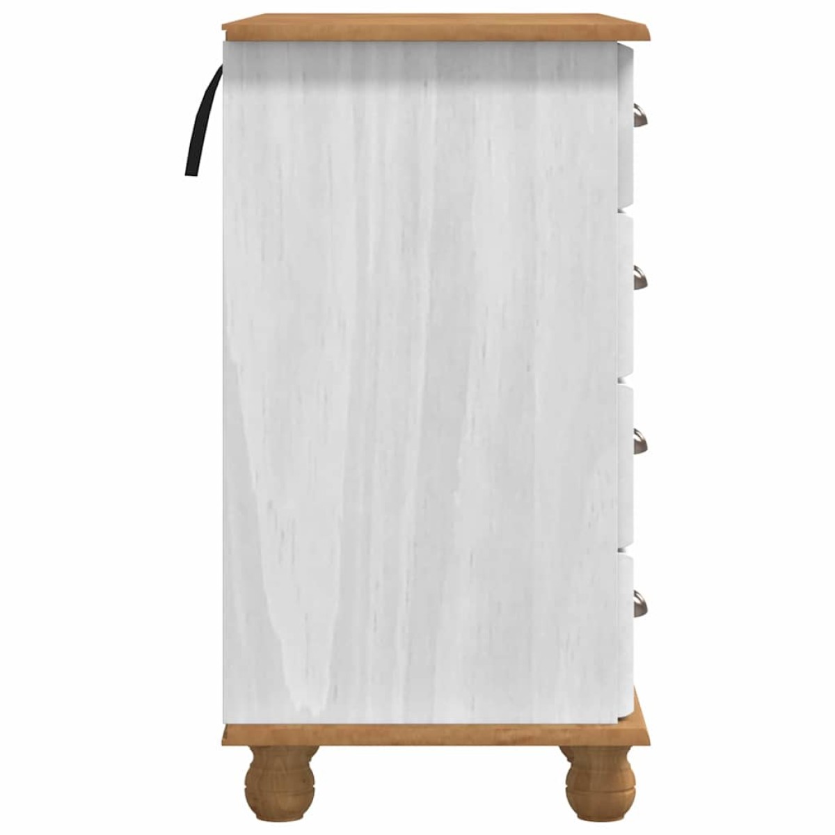 vidaXL Γραφείο γραφής με συρτάρι ASKIM Λευκό 95 x 40 x 75 εκ.