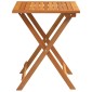 vidaXL Τραπέζι Κήπου Φυσικό 60 x 60 x 72 cm Στερεό Ξύλο Ακακίας