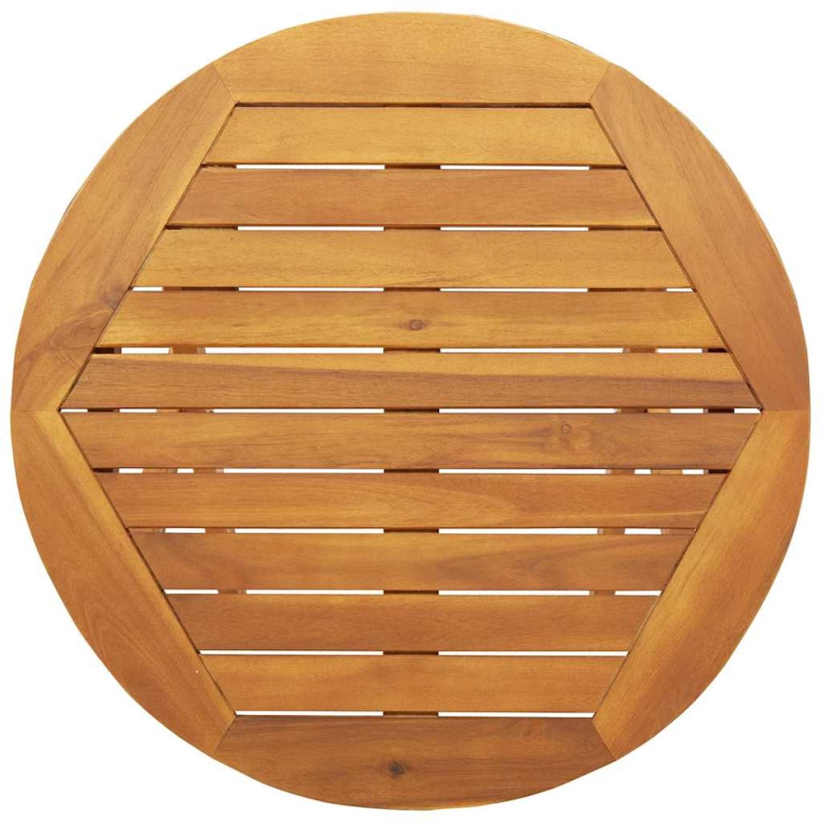 vidaXL Τραπέζι Κήπου Φυσικό 60 x 60 x 72 cm Στερεό Ξύλο Ακακίας