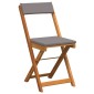vidaXL Σέτ φαγητού για κήπο 3 τμχ. Φυσικό Λάδι Στερεό Ξύλο Ακακίας