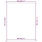 vidaXL Πατάκι Εισόδου Μαύρο 90 x 120 εκ.