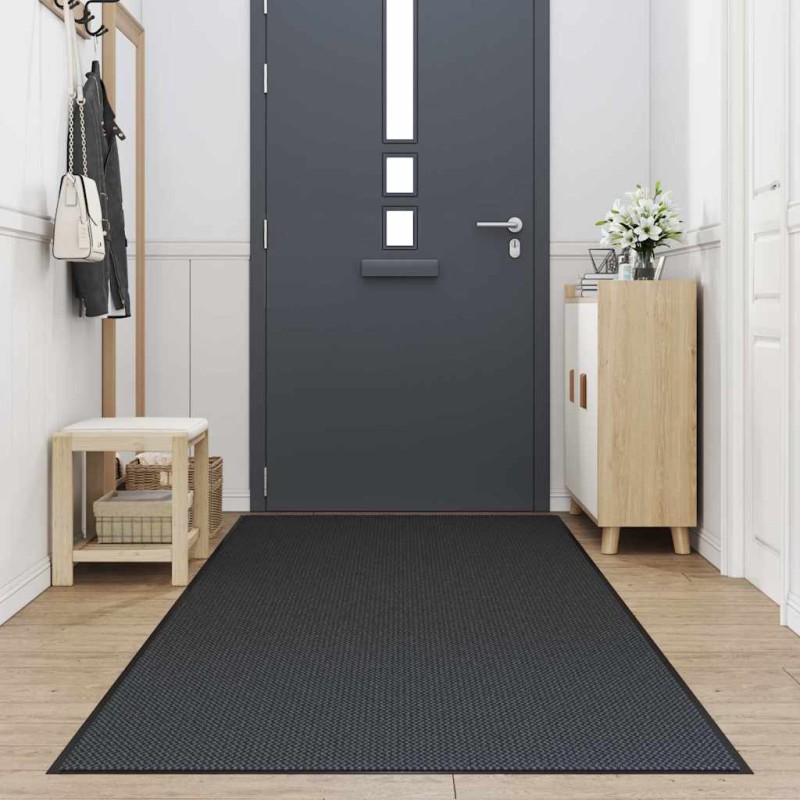 vidaXL Πατάκι Εισόδου Μαύρο 115 x 300 εκ.