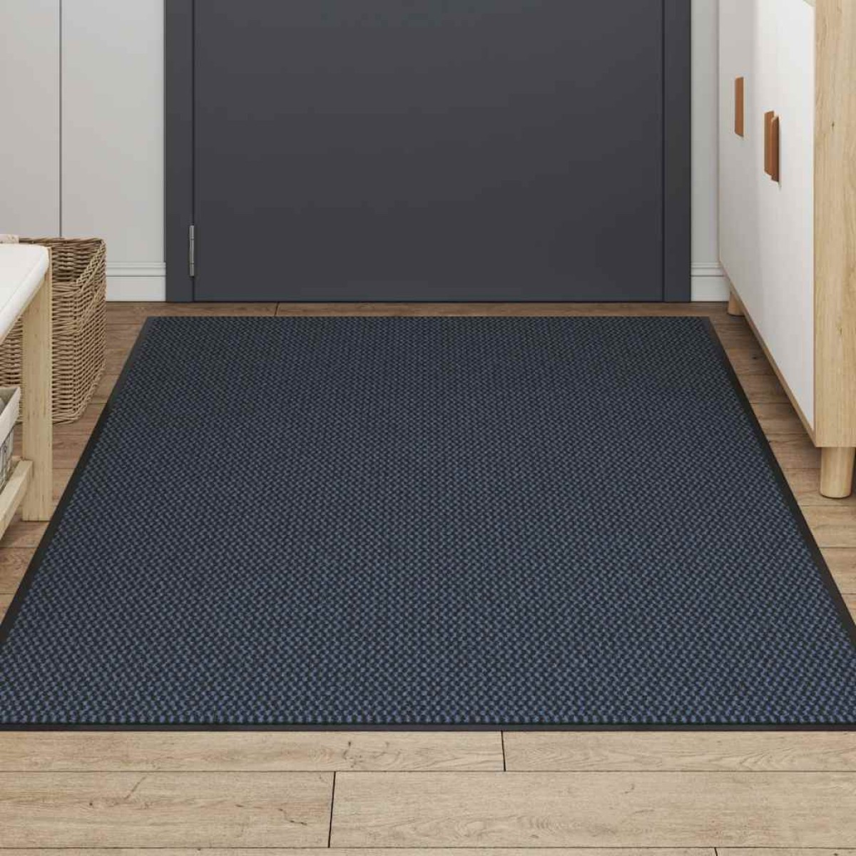 vidaXL Στρώμα πόρτας μπλε 115x200 cm