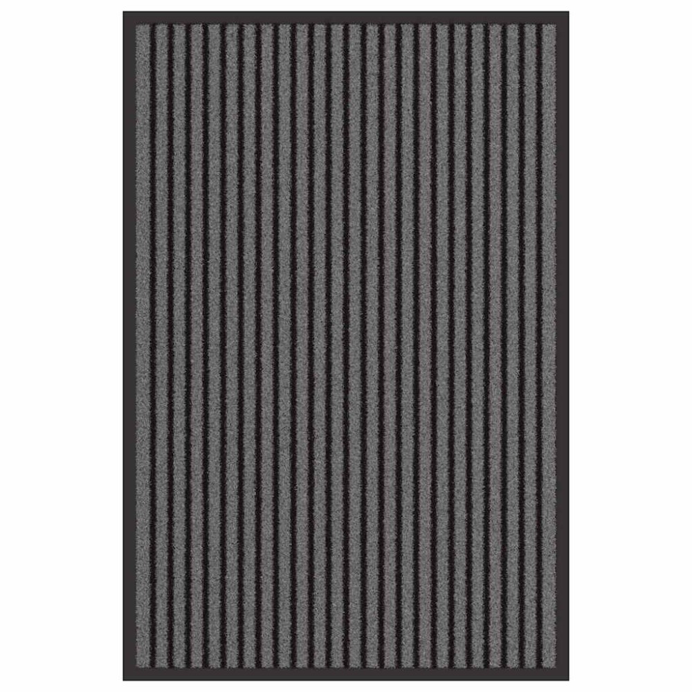 vidaXL Χαλάκι Εξώπορτας Μαύρο 60 x 90 cm Πολυπροπυλένιο
