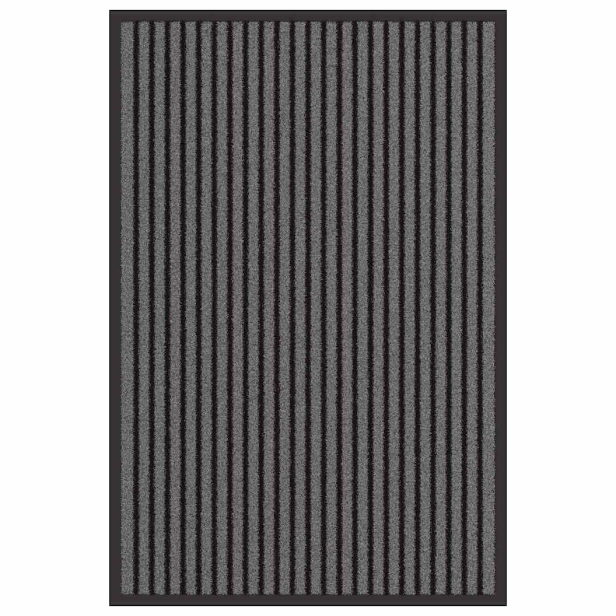 vidaXL Χαλάκι Εξώπορτας Μαύρο 60 x 90 cm Πολυπροπυλένιο