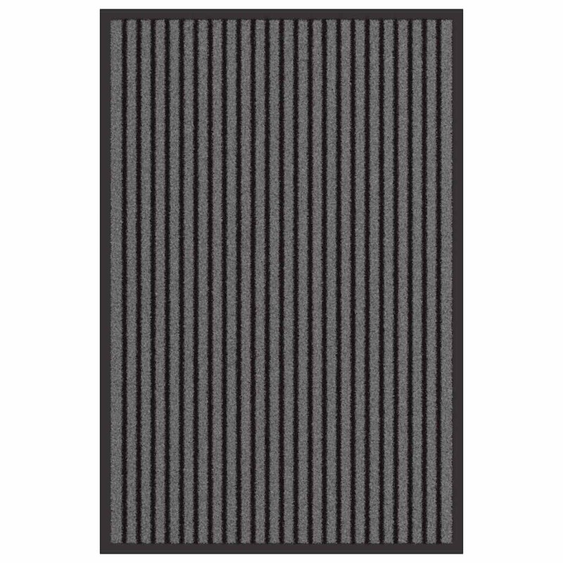 vidaXL Χαλάκι Εξώπορτας Μαύρο 60 x 90 cm Πολυπροπυλένιο