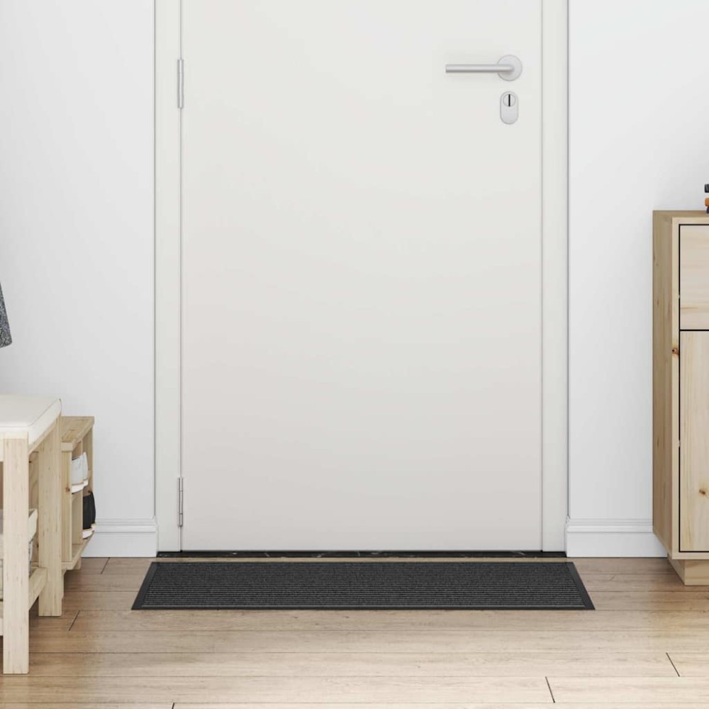 vidaXL Χαλάκι Εξώπορτας Μαύρο 60 x 90 cm Πολυπροπυλένιο