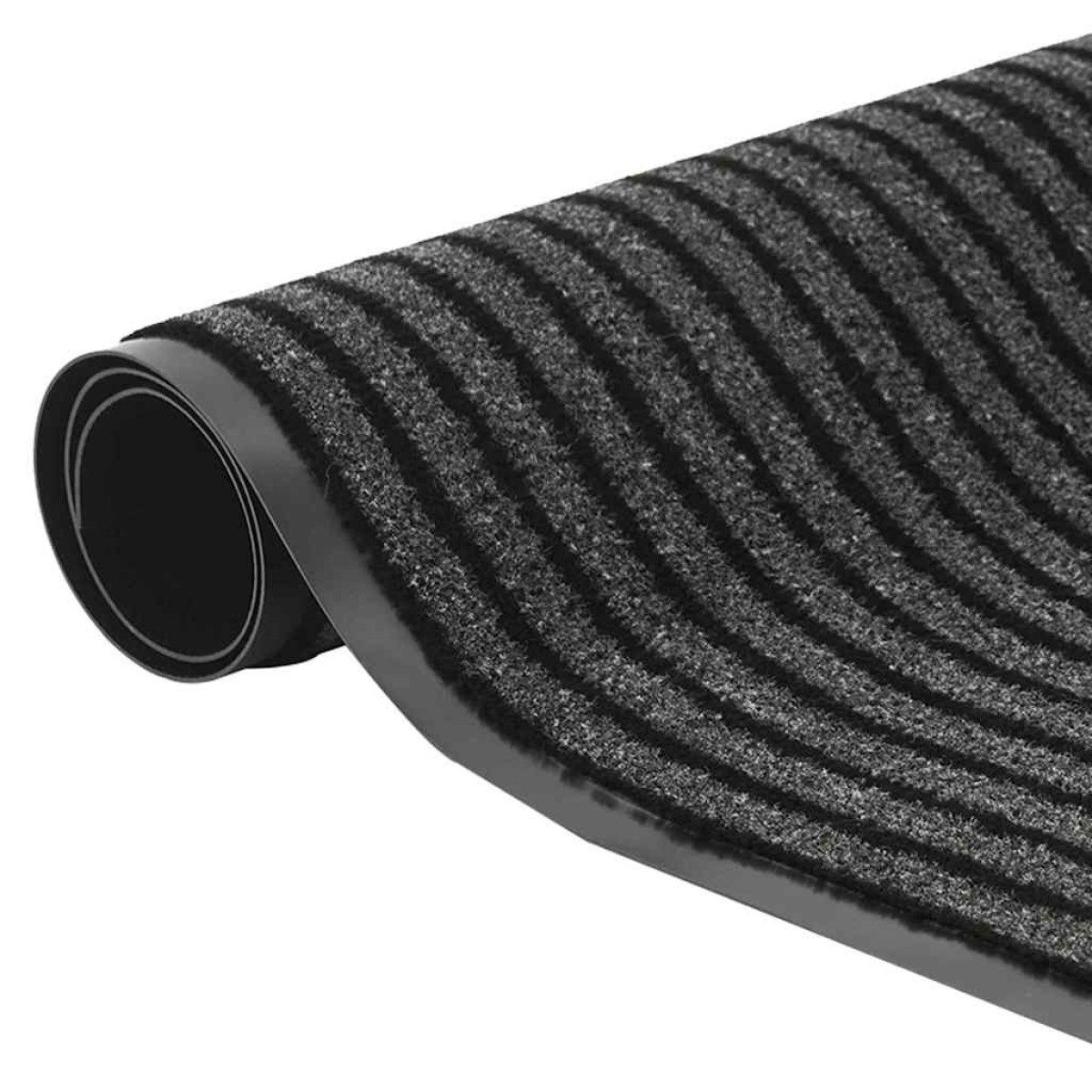 vidaXL Χαλάκι Εξώπορτας Μαύρο 60 x 90 cm Πολυπροπυλένιο