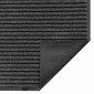 vidaXL Χαλάκι Εξώπορτας Μαύρο 60 x 90 cm Πολυπροπυλένιο