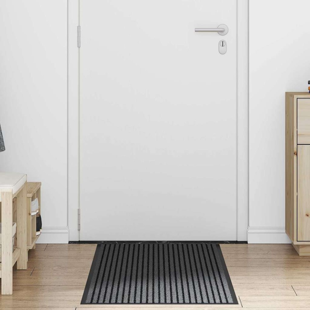 vidaXL Χαλάκι Εξώπορτας Μαύρο 60 x 150 cm Πολυπροπυλένιο