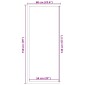 vidaXL Χαλάκι Εξώπορτας Μαύρο 60 x 150 cm Πολυπροπυλένιο