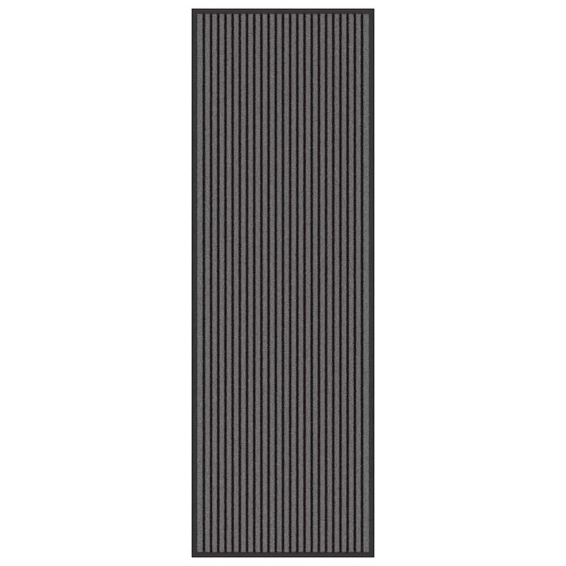 vidaXL Χαλάκι Εξώπορτας Μαύρο 60 x 180 cm Πολυπροπυλένιο