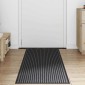 vidaXL Χαλάκι Εξώπορτας Μαύρο 60 x 180 cm Πολυπροπυλένιο