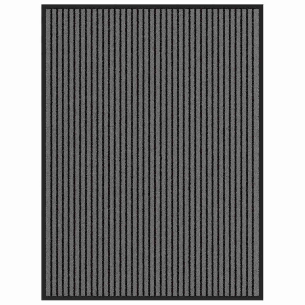 vidaXL Χαλάκι Εξώπορτας Μαύρο 80 x 120 cm Πολυπροπυλένιο