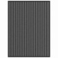 vidaXL Χαλάκι Εξώπορτας Μαύρο 80 x 120 cm Πολυπροπυλένιο