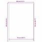 vidaXL Χαλάκι Εξώπορτας Μαύρο 80 x 120 cm Πολυπροπυλένιο