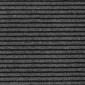 vidaXL Στρώμα πόρτας Ριγέ μαύρο και γκρι 90x120 cm