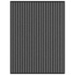 vidaXL Στρώμα πόρτας Ριγέ μαύρο και γκρι 90x120 cm