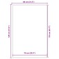 vidaXL Πατάκι Εισόδου Μαύρο 80 x 120 εκ.