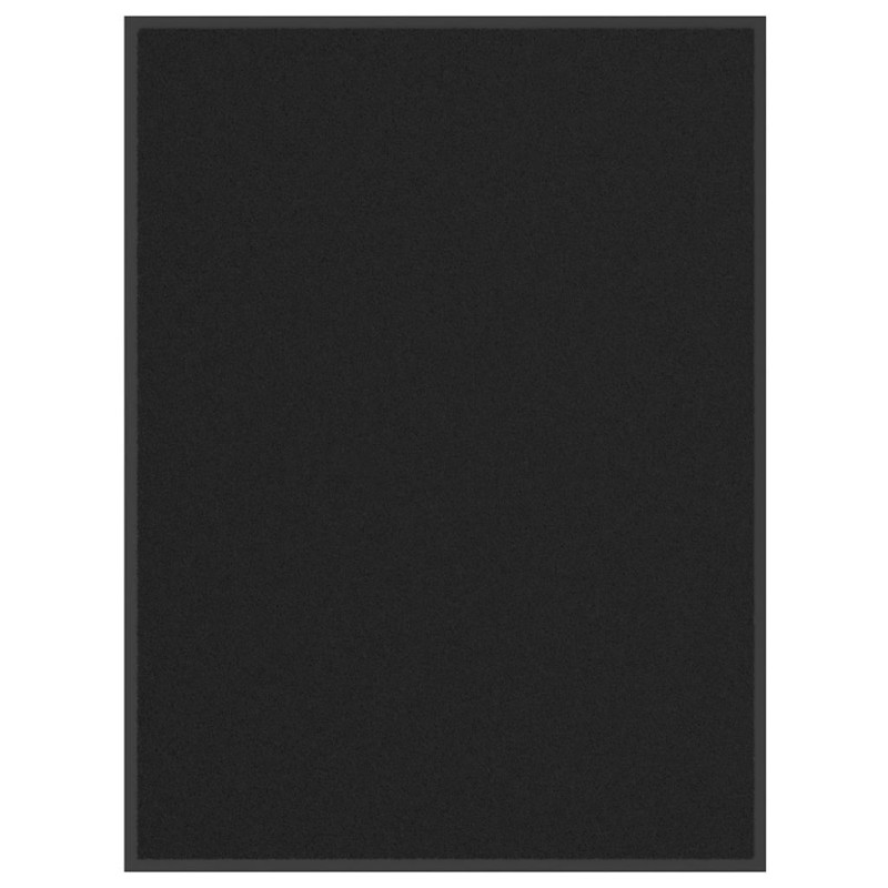 vidaXL Πατάκι Εισόδου Μαύρο 80 x 120 εκ.