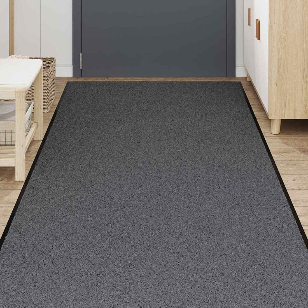 vidaXL Πατάκι Εισόδου Ανθρακί 115x300 εκ.