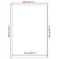 vidaXL Πατάκι Εισόδου Καφέ 80 x 120 εκ.