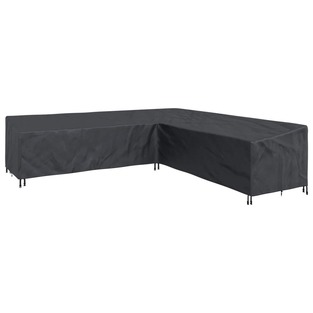 vidaXL Κάλυμμα επίπλων Μαύρο 300 x 300 x 80 εκ. Ύφασμα Oxford 210D