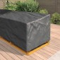 vidaXL Κάλυμμα επίπλων Μαύρο 325 x 325 x 80 εκ. Ύφασμα Oxford 210D