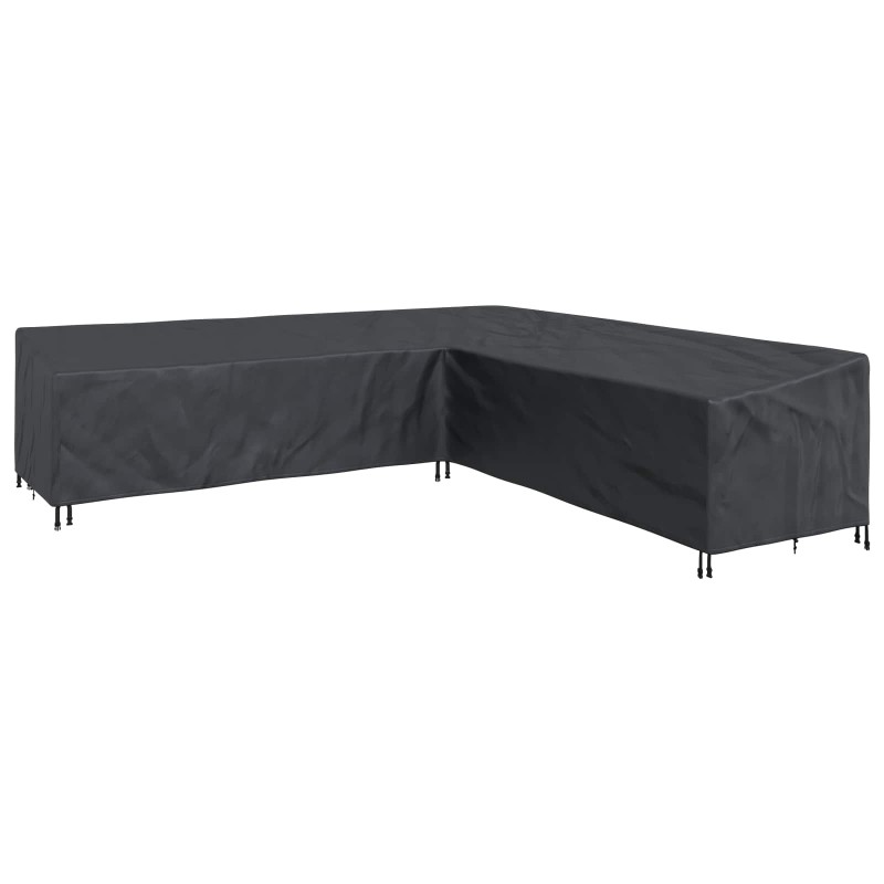 vidaXL Κάλυμμα επίπλων Μαύρο 325 x 325 x 80 εκ. Ύφασμα Oxford 420D