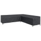 vidaXL Κάλυμμα επίπλων Μαύρο 325 x 325 x 80 εκ. Ύφασμα Oxford 600D