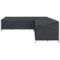 vidaXL Κάλυμμα επίπλων Μαύρο 325 x 325 x 80 εκ. Ύφασμα Oxford 600D