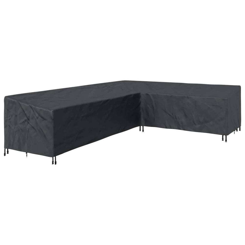 vidaXL Κάλυμμα επίπλων Μαύρο 355 x 275 x 80 εκ. Ύφασμα Oxford 210D
